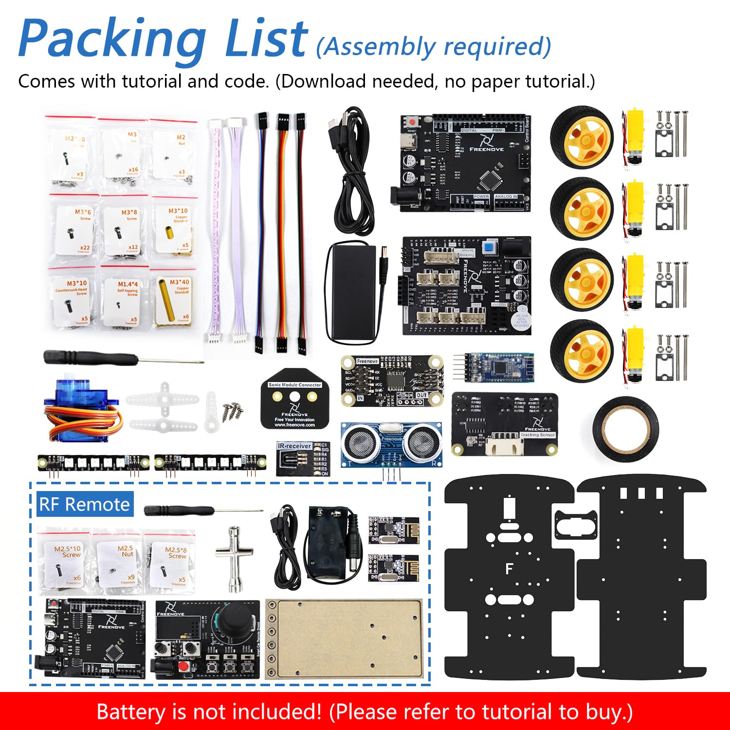 Amazon | Freenove 4WDカーキット（リモコン付属） - Arduino IDE対応